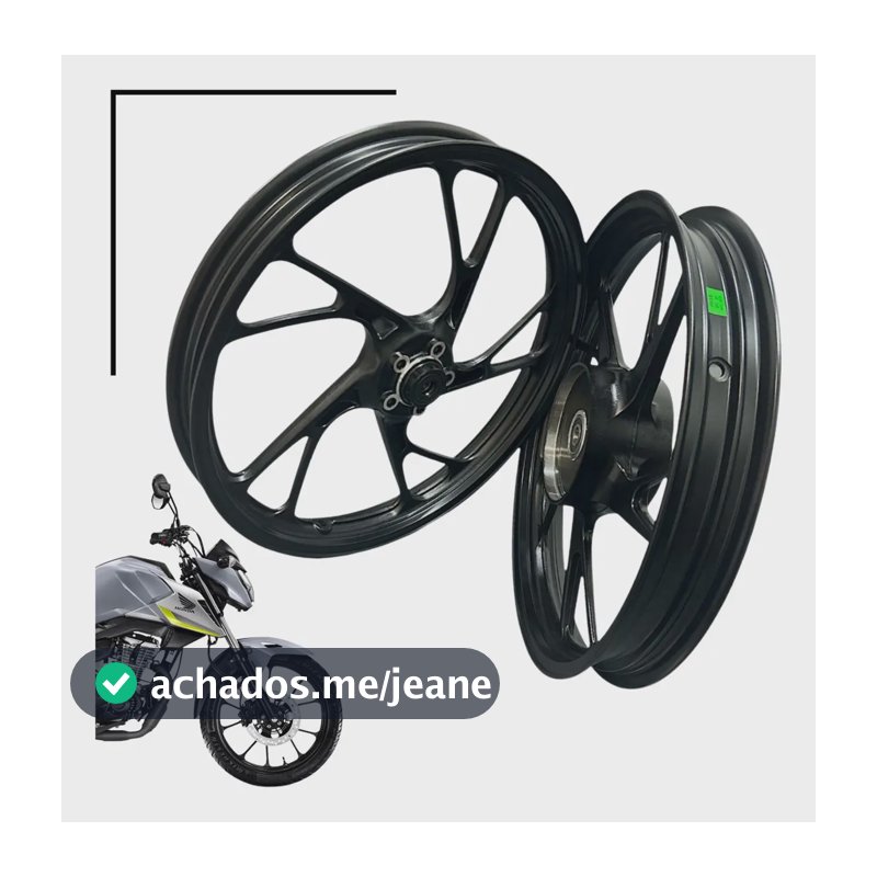 Par Roda Pé Galinha Liga Leve Titan 160 Cg160 Fan 160