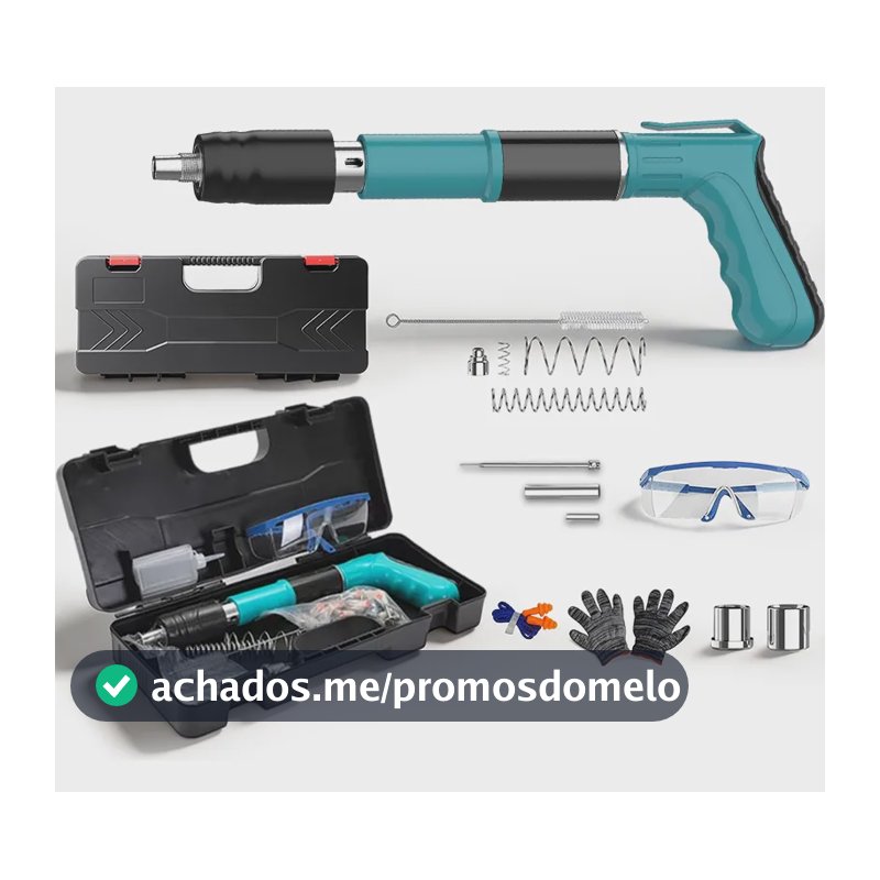 Pistola Manual De Fixação Com Maleta Para Concreto