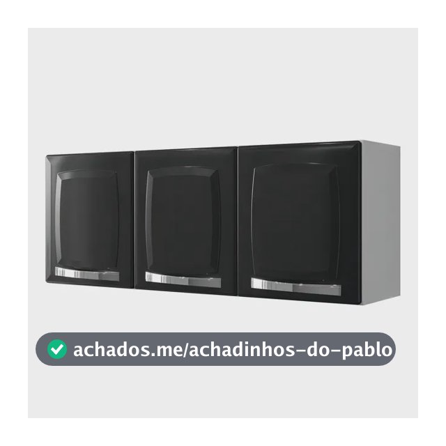 Armário Para Cozinha 3 Portas Rose Itatiaia Af