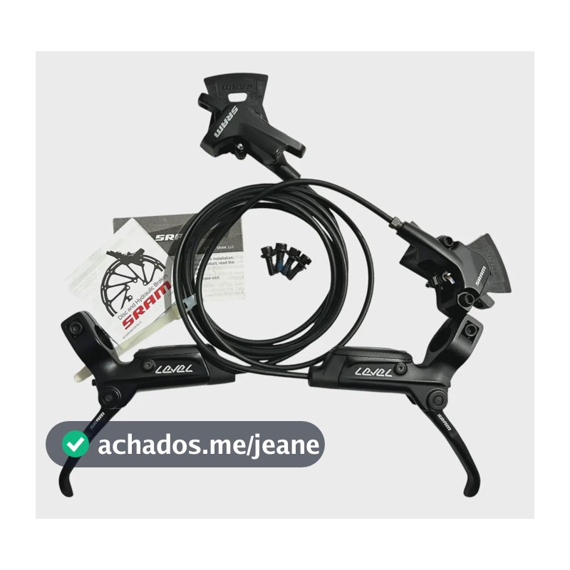 Par De Freio À Disco Hidráulico Sram Level A1 1.700mm Preto