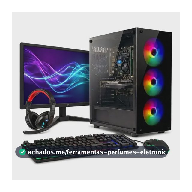 Pc Gamer I7 3.4ghz 16gb Ssd 480gb Placa Video 4gb Monitor 19 480 Gb 16 Gb Gt730 4gb