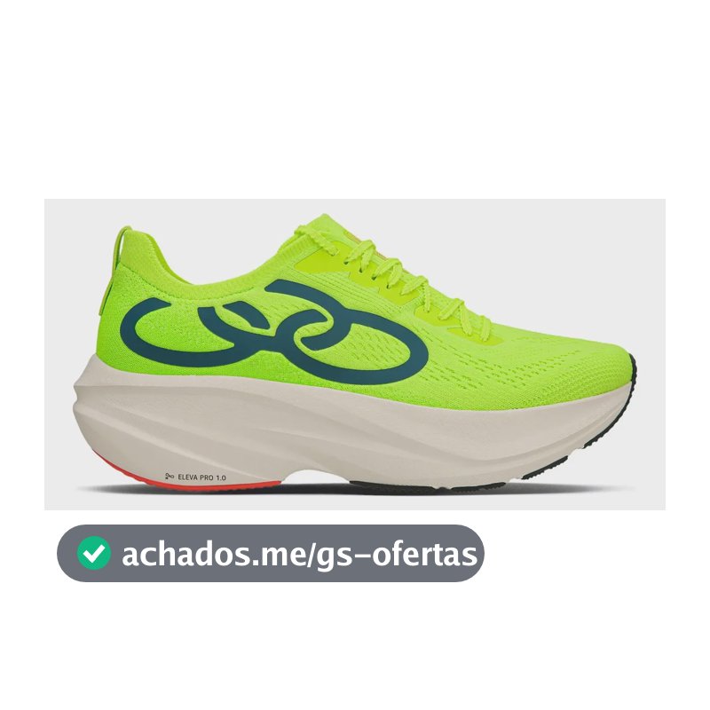 Tênis Olympikus Vibra Masculino Corrida Verde-limão Liso 40 Br