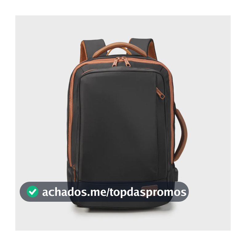 Mochila para Notebook Impermeável e Reforçada com Entrada USB – 25 a 40L, Masculina e Feminina
