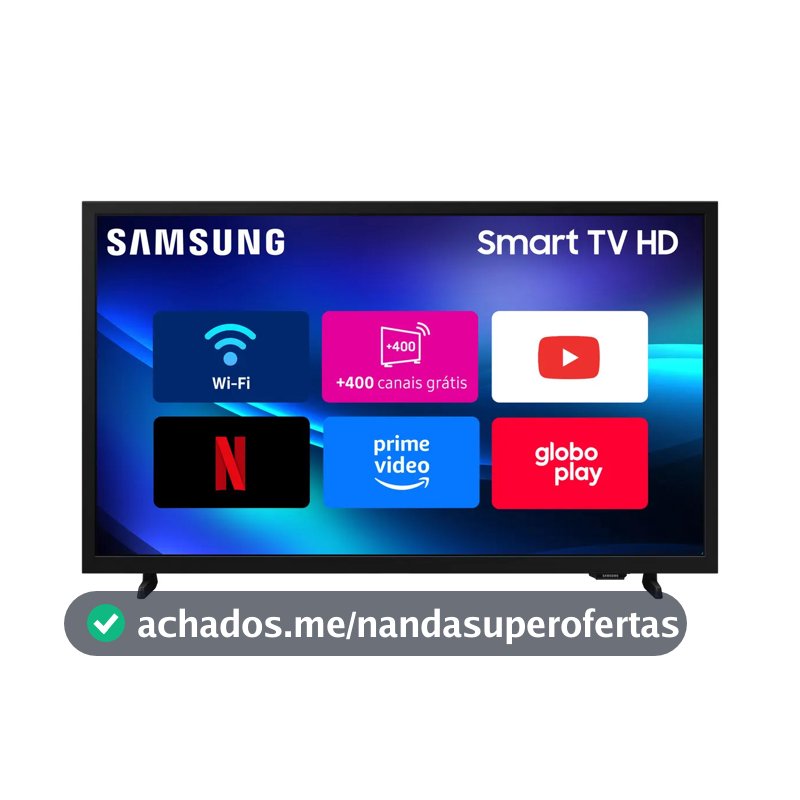 Smart Tv H5000f Hd 32 Polegadas 2025 Preto Samsung Bivolt