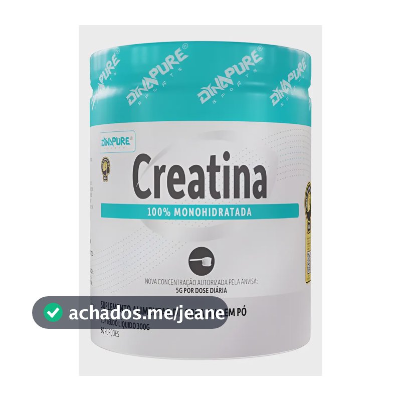 Creatina 100% Monohidratada Dynamo Labz 300g Sem Sabor