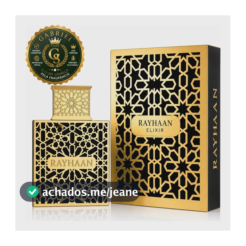 Perfume Árabe Rayhaan Elixir Eau De Parfum 100ml