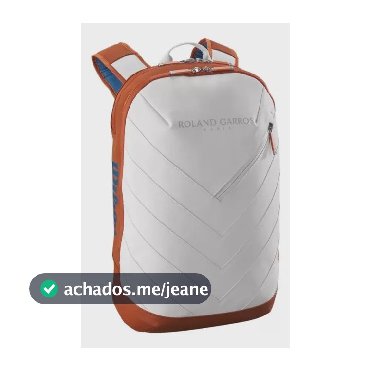 Mochila Wilson Super Tour Rolland Garros 2024 Branco
