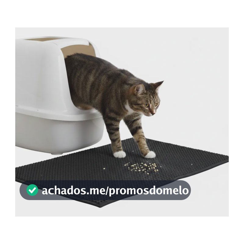 Tapete Higiênico Coletor De Areia 60x86cm Para Gatos