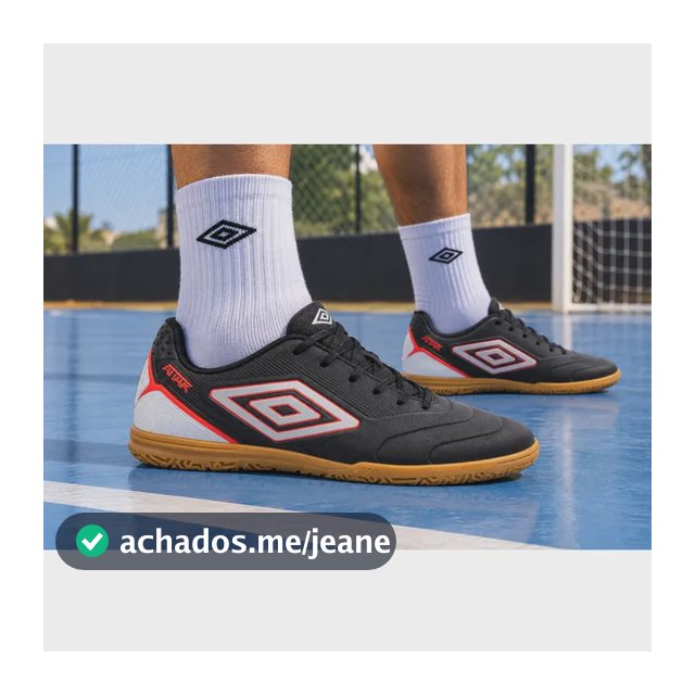 Chuteira Umbro Futsal Attak Iii Adulto Futebol De Quadra