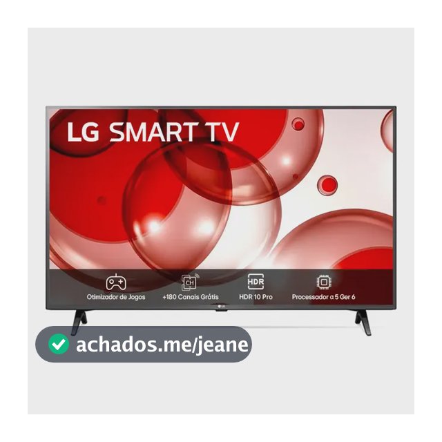 Smart TV Profissional LG 43" Full HD Processador a5 Ger6 AI Alexa Integrada webOS 23 – 43LR671C-B