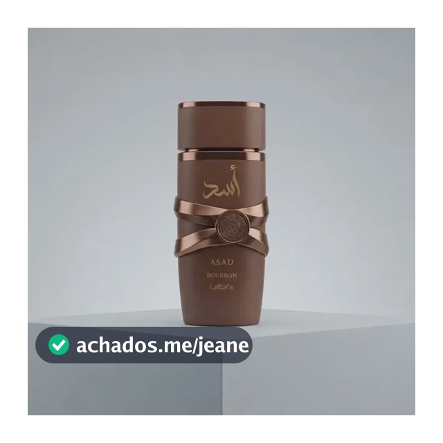 Perfume Masculino Asad Bourbon Lattafa Edp 100ml