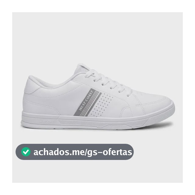 Tênis West Coast Original - Masc/fem - Novas Cores + Nf Branco 44 Br