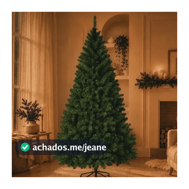 Árvore De Natal Premium Pinheiro Cheia Luxo 180cm 750 Galhos Cor Verde