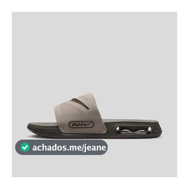 Chinelo Nike Air Max Cirro Masculino Marrom/preto 42 Br