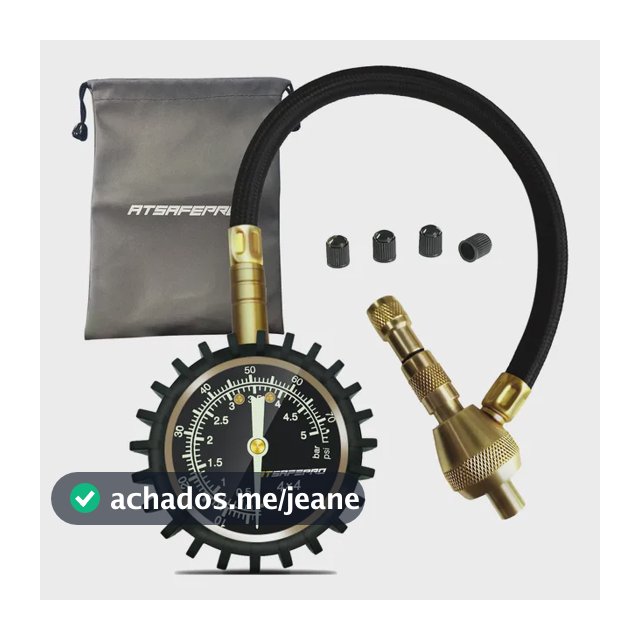 Kit Desinflador Calibrador De Pneu 4x4 Com Manômetro