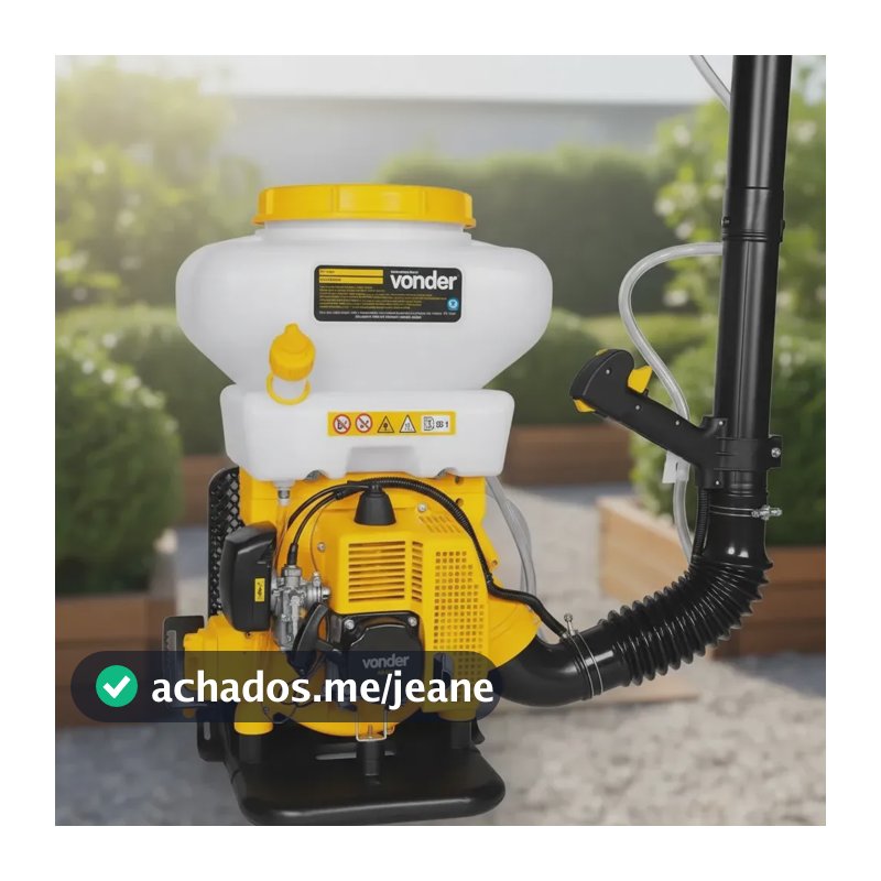 Atomizador E Soprador Costal 14 Litros Asv 427 Vonder Gasolina Cor Amarelo