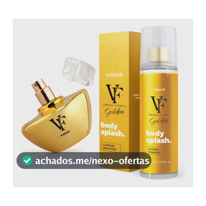 Kit Wepink Vf Golden Perfume + Body Splash