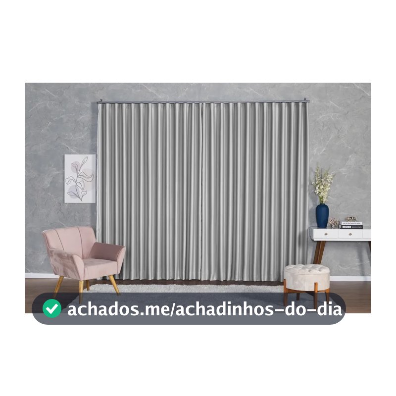 Cortina Blackout Tecido 2,80x2,30 Para Trilho Suiço Cor Gelo