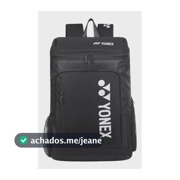 Raqueteira Yonex Mochila para 2 raquetes preto