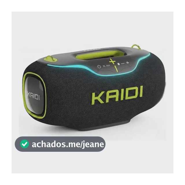 Caixa Som Bluetooth 350w Tws Potente Ipx6 Portátil Kaidi 888