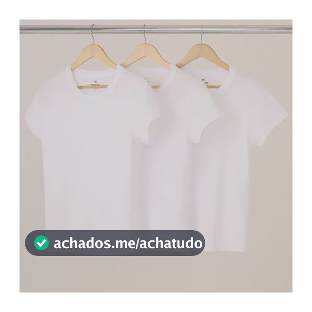 Kit Com 3 Camisetas Femininas Básicas Baby Look Hering