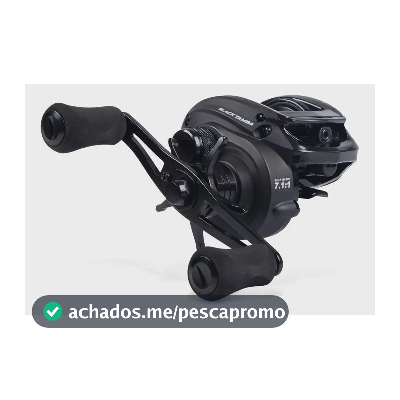 Carretel carretilha Maruri Black Tamba BT11 direito color preto
