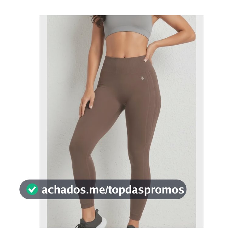 Calça Feminina Legging Lupo Max Fitness Poliamida Premium Castanho M