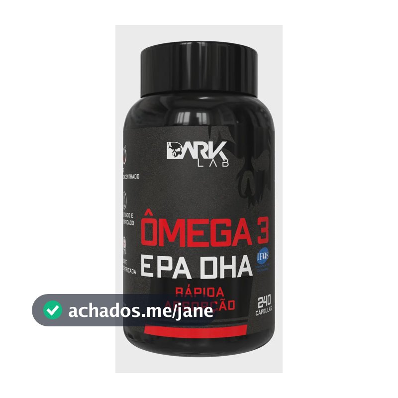 Ômega 3 Epa Dha 240 Cápsulas Dark Lab