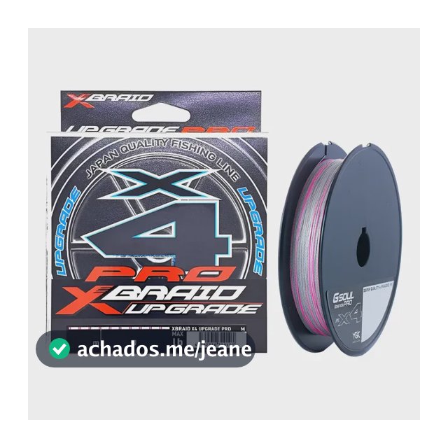 Linha Multifilamento Ygk Xbraid X4 Upgrade Pro 4 Fios 300m