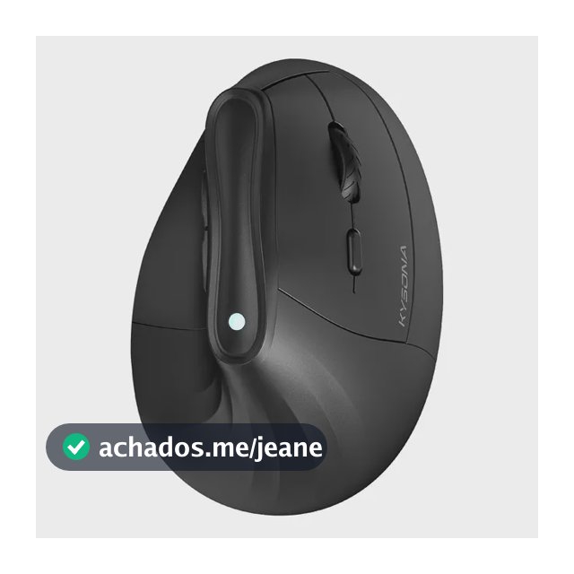 Mouse Kysona Ergonômico Sem Fio Bluetooth De 5 Níveis Dpi Pr