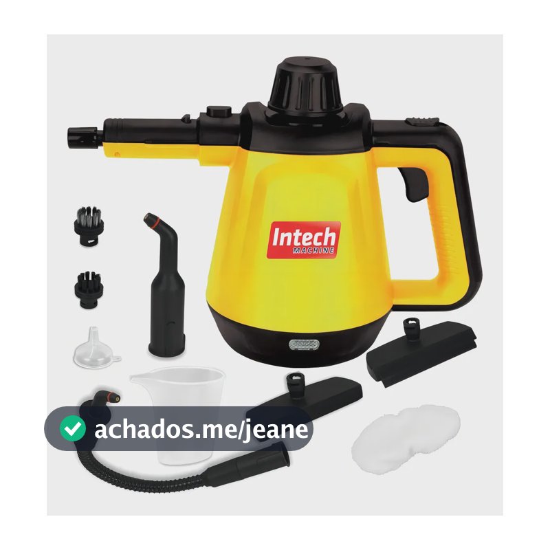 Kit Vaporizador + Pano descartavel Higienizador 1200w/Top Clean Intech Machine limpeza