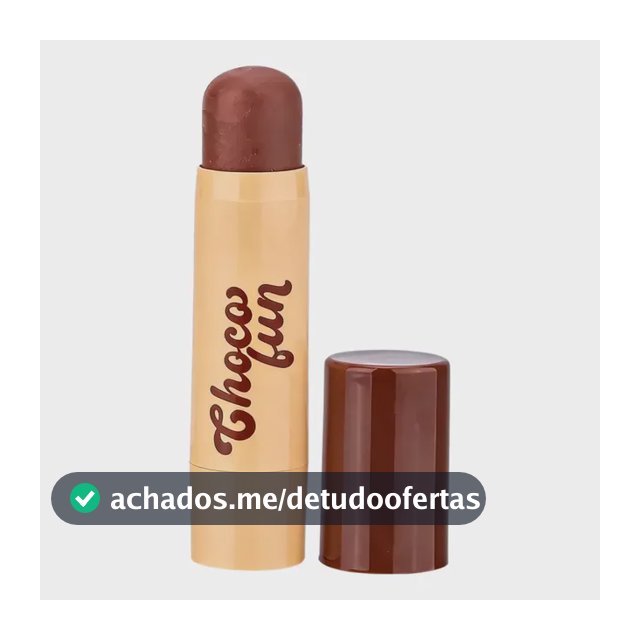Contorno Facial Em Bastão Stick Choco Fun Fenzza Cremoso