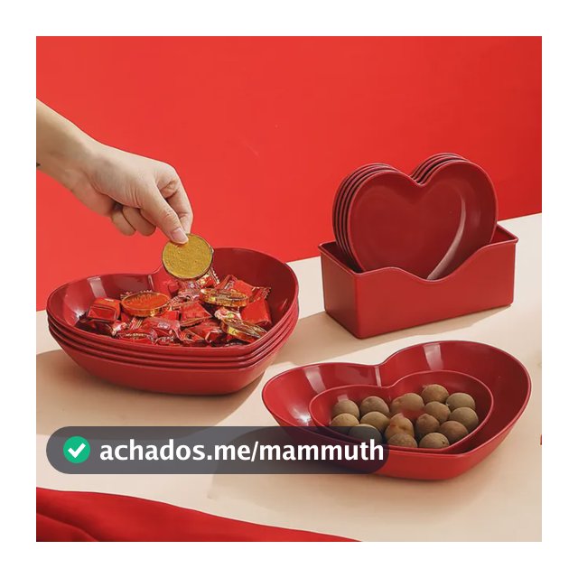 Pratos De Festa Premium Para Bolo, Frutas E Lanches Vermelho