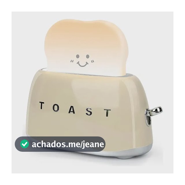 Retro Decor Toaster Lamp, Desk Decoration With
