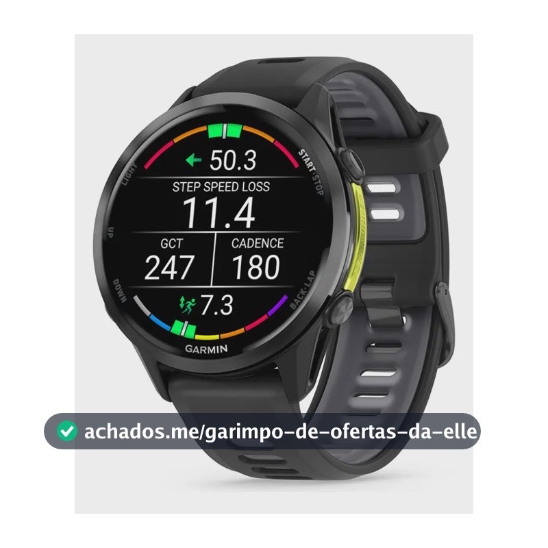 Relógio Garmin Forerunner 970 Preto 47mm
