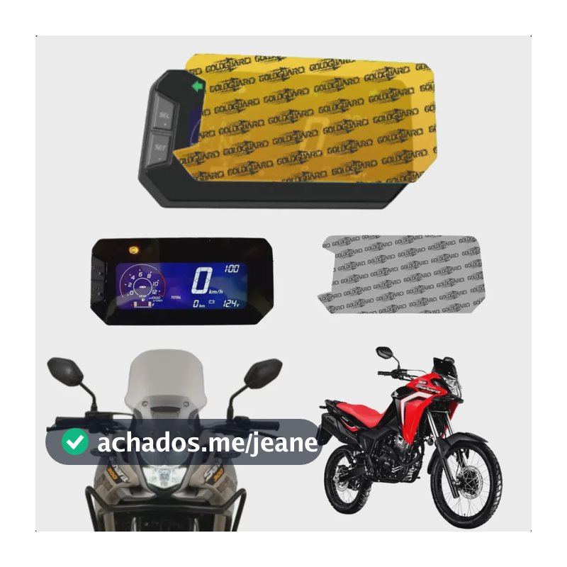 Pelicula Proteção Painel Honda Sahara 300 2023 2024 2025 26+