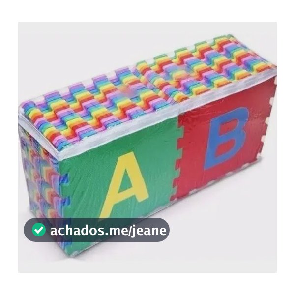 Tapete Infantil Eva Alfabeto Completo 26 Peças 28x28cmx8mm