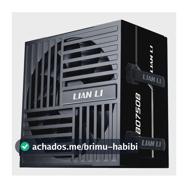 Fonte Lian Li Rb750b Preto 750w Atx 80 Plus Bronze Preto