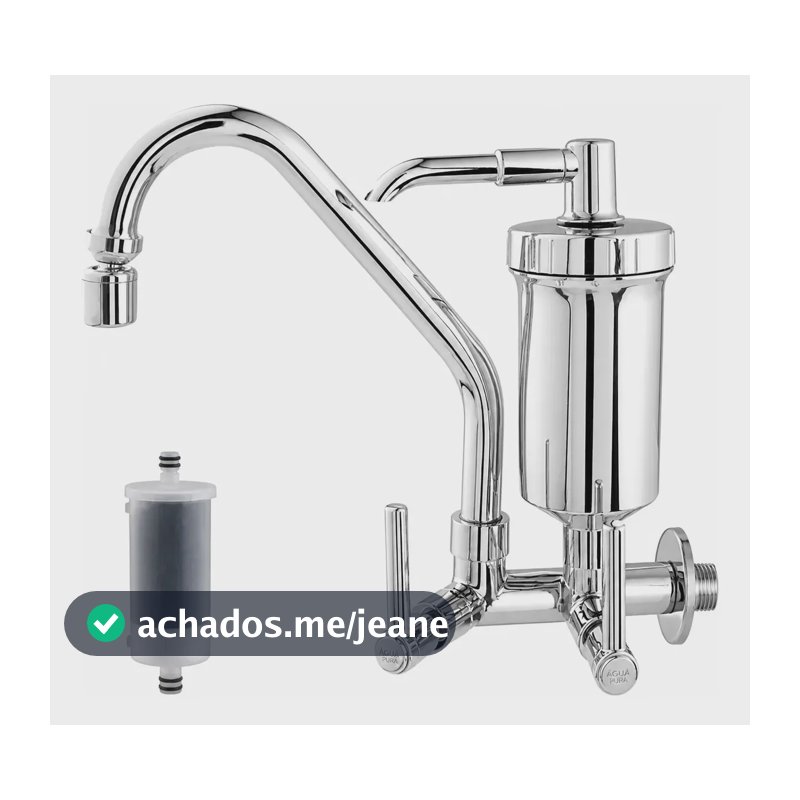 Torneira Com Filtro Cozinha Gourmet Parede Bica Móvel Abs