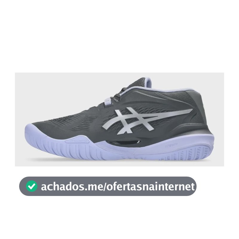 Tênis Asics Gel Resolution X All Court Night Energy New Graphite Grey/pure Silver Liso 41 Br