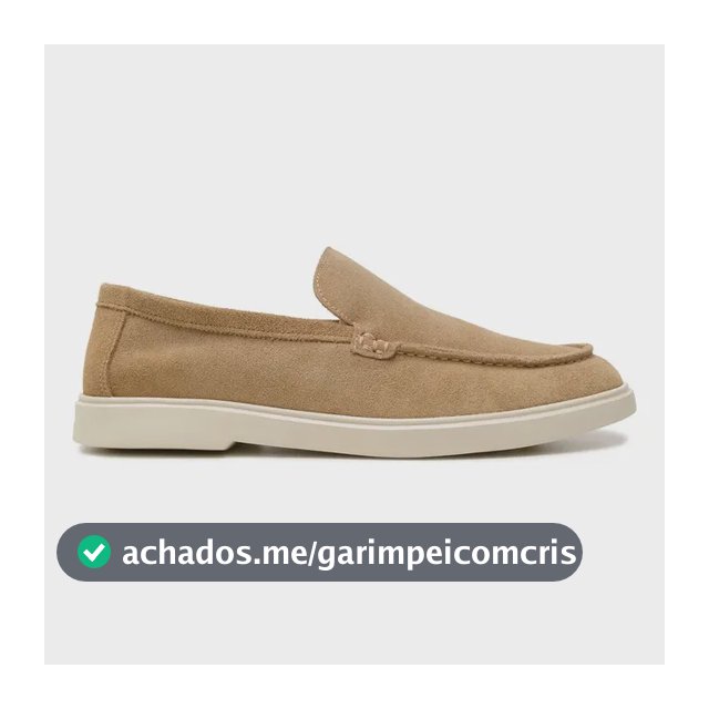 Mocassim Masculino Em Camurça Linha Esporte Fino Old Money