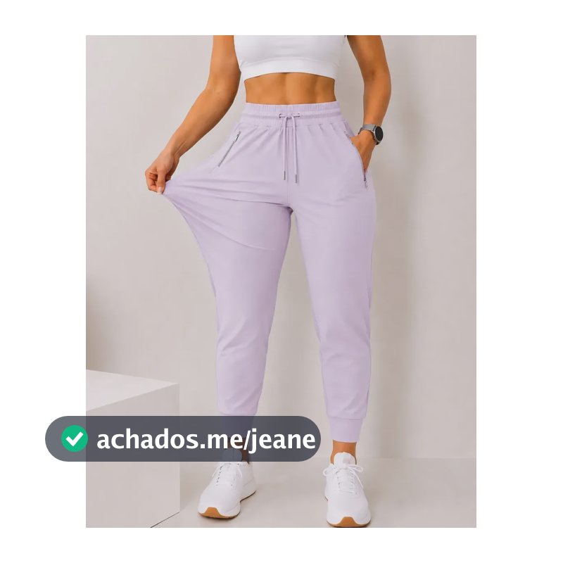 Calça Spandex Fitness Academia Levanta Bumbum Feminina Lilas Claro G2
