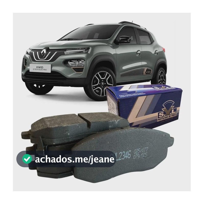 Pastilha De Freio Kwid Etech 2023 2024 2025