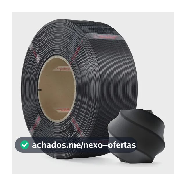 Filamento Pla Lite Bambu Lab Refil Sem Carretel Preto 1 Kg