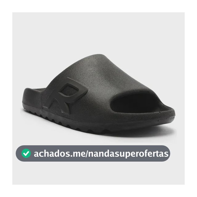 Chinelo Masculino Reserva Go R7508000020003u Preto Liso 43/4