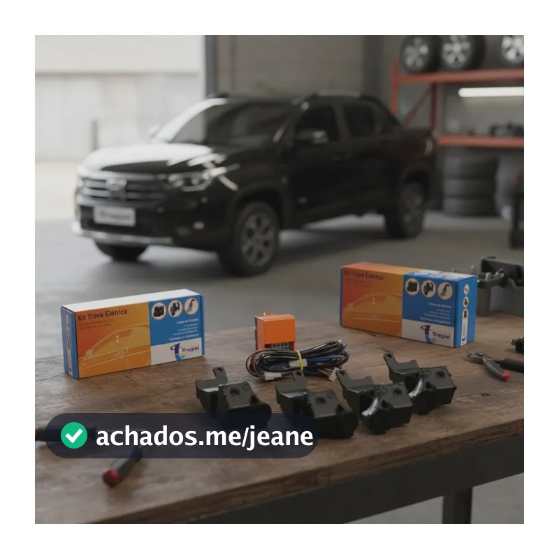 Kit Trava Elétrica Fiat Nova Strada 2021 4 Portas