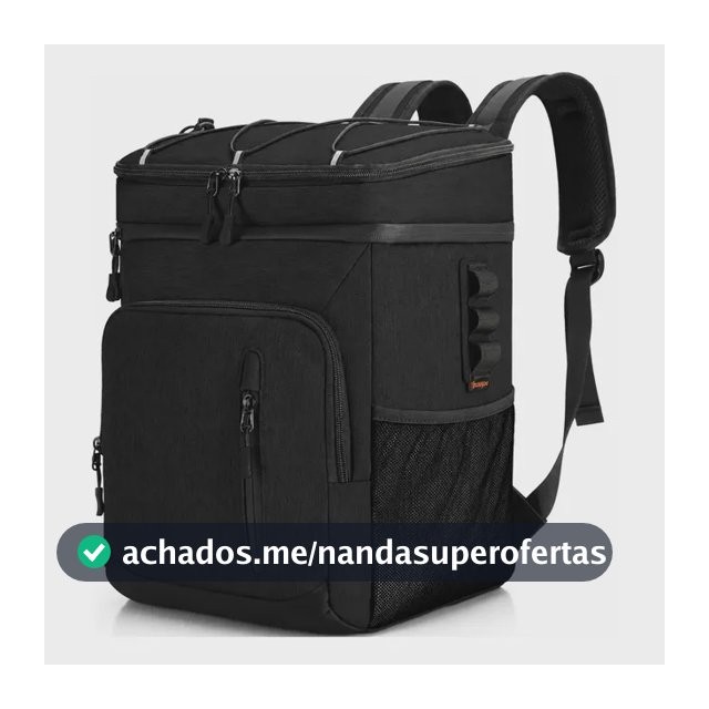 Mochila Térmica Bolsa Cooler Para Comida Bebidas 24l