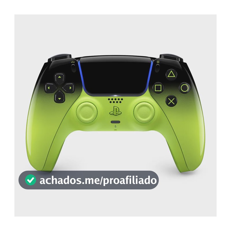 Controle sem fio PlayStation DualSense – Remix Green