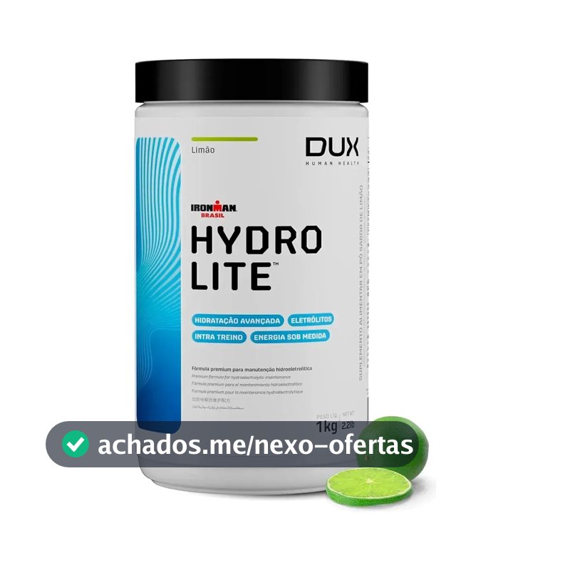 Suplemento Em Pó Dux Nutrition Hydrolite Carboidratos Sabor Limão Em Pote De 1000g Outros