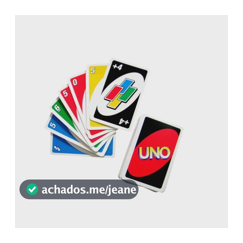 Jogo De Cartas Uno Original Baralho Colorido Mattel